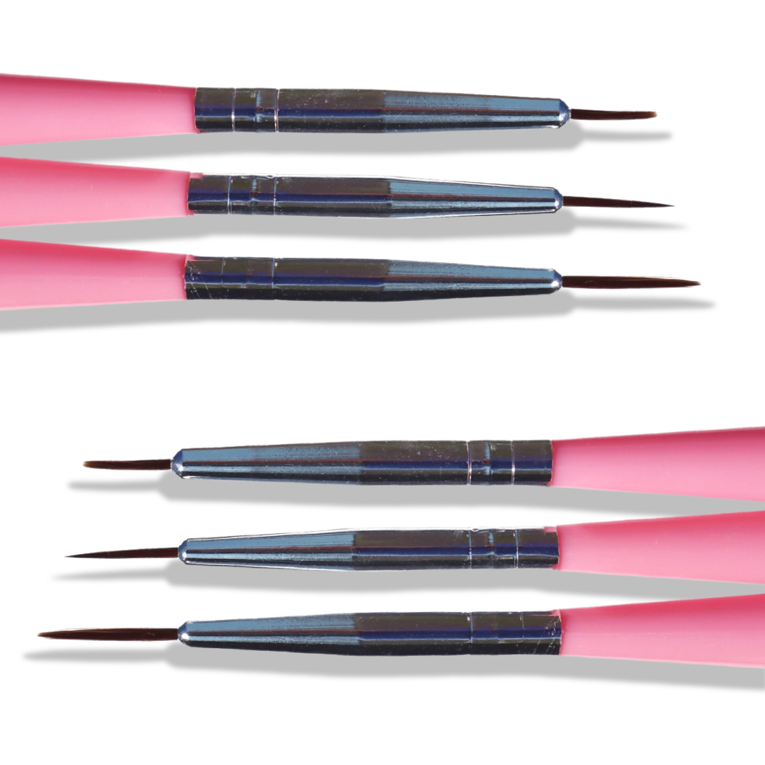 Thick liner brushes set